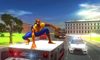 Super Hero Survival Flying Spider capture d'écran 1
