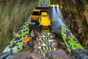 Tunnel Construction Build Highway & Construct Road Ekran Görüntüsü 1