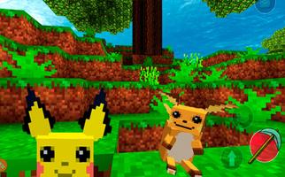 pixel craft: pixelmon GO Simulator cube Survival 2 captura de pantalla 1