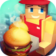 バーガークラフト：ファーストフードショップ。 シェフ料理ゲーム3D アプリダウンロード