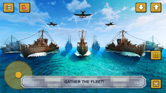 Screenshot 6 for Warship Battle Craft: Naval War Game of Crafting