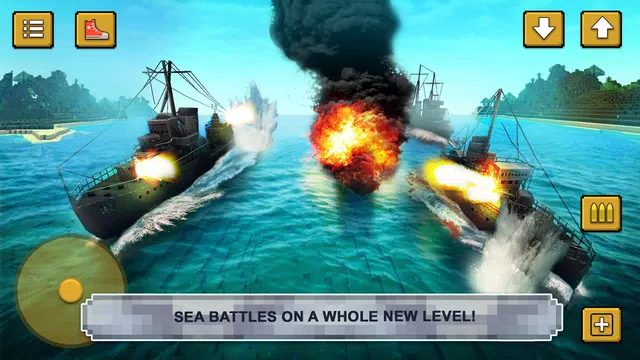 Screenshot 7 for Warship Battle Craft: Naval War Game of Crafting