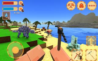 Blocky Ark Survival 3D ภาพหน้าจอ 1