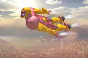 Super Hero Rescue Flying Robot capture d'écran 2