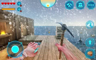 download Survival Ocean Raft - Winter Story APK