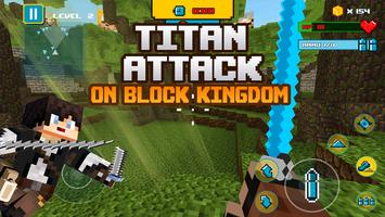 Titan Attack on Block Kingdom screenshot 2