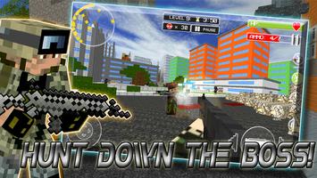 Block Wars Killer Sniper تصوير الشاشة 2