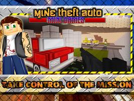 Poster Mine Theft Auto Mini Games