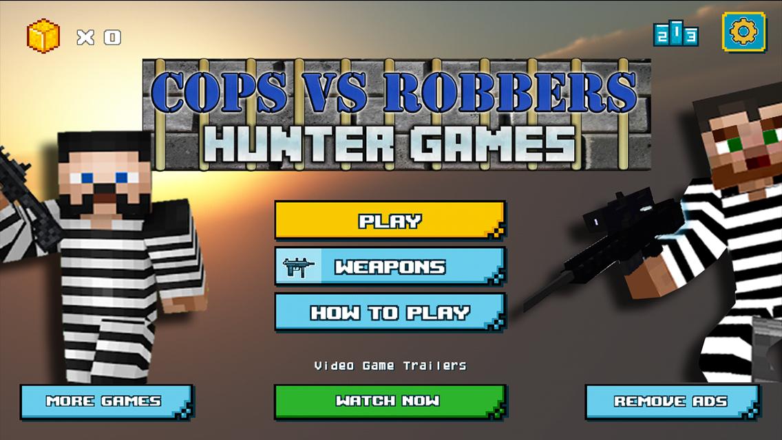 Cops Vs Robbers Hunter Games For Android Apk Download - cop pose roblox