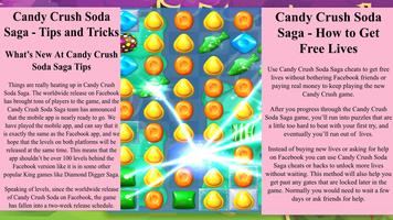 Guide Candy Crush Soda Saga スクリーンショット 1