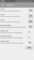 AcceleroMeter Data Filter screenshot 3