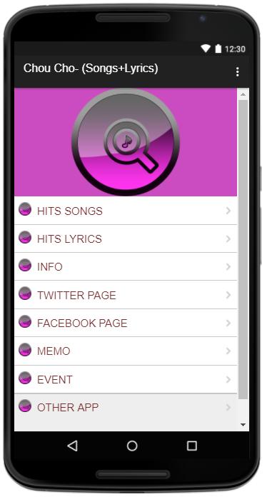 Choucho Songs Lyrics For Android Apk Download