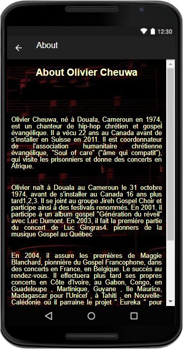 TÉLÉCHARGER OLIVIER CHEUWA CHEUWA TÉLÉCHARGER OLIVIER