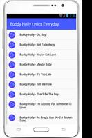 Buddy Holly Everyday Lyrics Screenshot 1