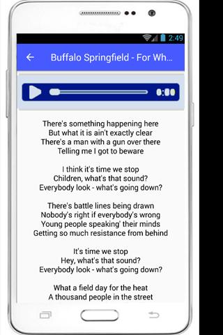 Buffalo Springfield Lyrics for Android - APK Download