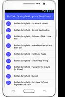 Buffalo Springfield Lyrics capture d'écran 1