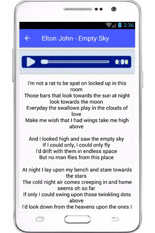 Elton John Sacrifice Lyrics APK for Android Download