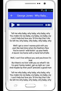 George Jones Lyrics Choices For Android Apk George Jones Lyrics Choices