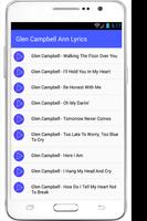 Glen Campbell Forgets Lyrics اسکرین شاٹ 1