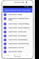 Jackson Browne Lyrics Rosie capture d'écran 1