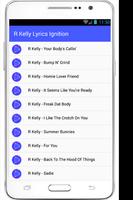 R Kelly Lyrics Ignition Screenshot 1