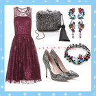 100 Cute Party Dress Models ไอคอน
