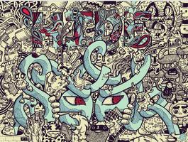 Great Doodle Arts Sketch Plakat