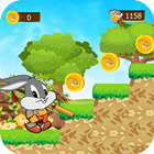 Super Looney Bunny  Adventure Dash icône