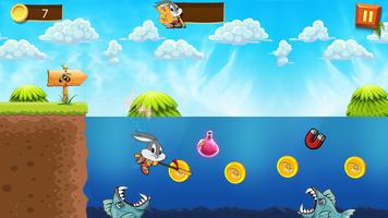 Super Looney Bunny  Adventure Dash capture d'écran 3