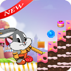 Super Looney Bugs Bunny in cookie world simgesi