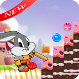 Super Looney Bugs Bunny in cookie world simgesi