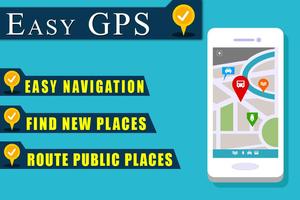Easy GPS Navigation & MAP โปสเตอร์