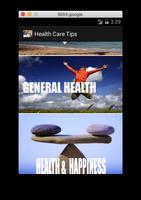 1 Schermata Health Care Tips