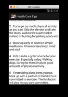 Health Care Tips capture d'écran 3