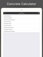 Concrete Calculator for Contra capture d'écran 2