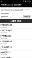 2 Schermata Wifi Password Generator - WEP Keys for router