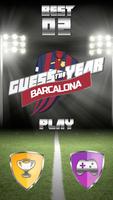 Guess The Year - Barcelona ポスター