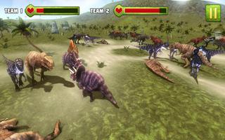 Jurassic Battle Simulator 3D تصوير الشاشة 1