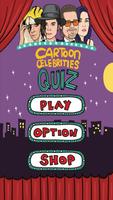 Cartoon Celebrity Quiz US Affiche