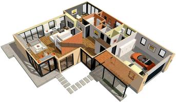 3D Home Plan Designs capture d'écran 2