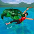 Hungry Crocodile Evolution at Beach : Wild Attack