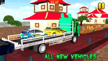 Multi Truck Euro Car Transporter Game 2018 Free Screenshot 2