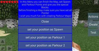 Mod Parkour 0.11.1 for MCPE screenshot 1