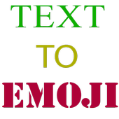 Text to Emoji icon