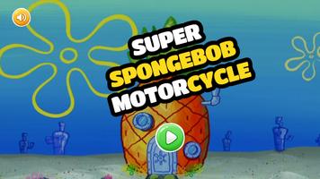 Poster Super SpongeBob Motorcycle