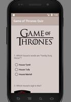 GAME OF THRONES QUIZ -Stark Eddard Baratheon Arryn imagem de tela 1