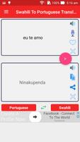 Swahili To Portuguese Translator โปสเตอร์