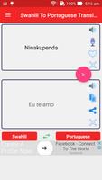 Swahili To Portuguese Translator ภาพหน้าจอ 1