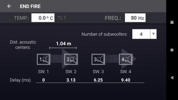 SW array (Subwoofer Array) imagem de tela 2