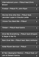 Top Pitbull Songs and Lyrics Affiche